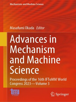 cover image of Advances in Mechanism and Machine Science